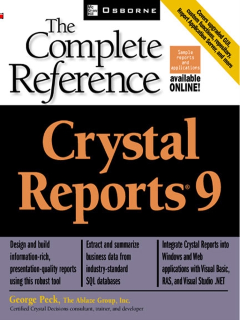 Crystal Reports(R) 9: The Complete Reference, PDF eBook