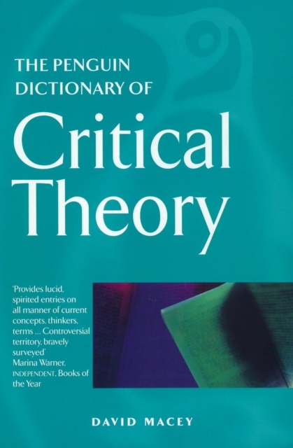 The Penguin Dictionary of Critical Theory, Paperback / softback Book