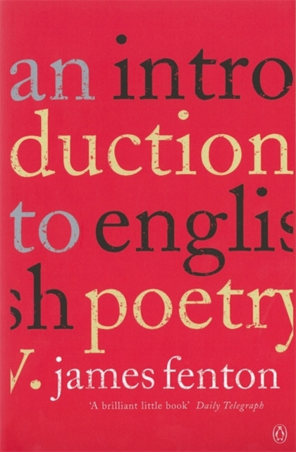 An Introduction to English Poetry, Paperback / softback Book
