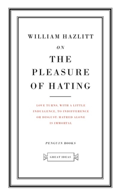 On the Pleasure of Hating, Paperback / softback Book