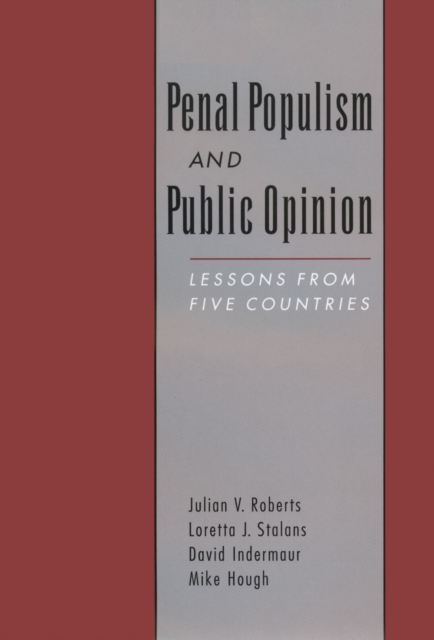 Penal Populism and Public Opinion : Lessons from Five Countries, EPUB eBook
