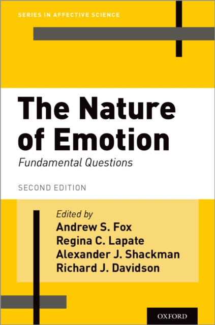 The Nature of Emotion : Fundamental Questions, PDF eBook