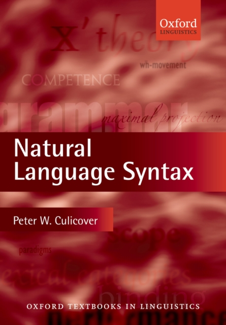 Natural Language Syntax, PDF eBook