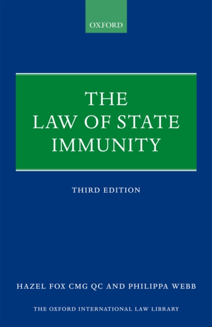 The Law of State Immunity, PDF eBook