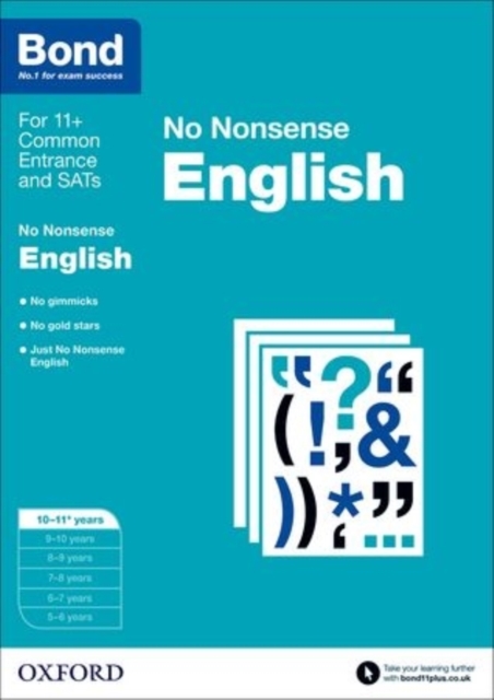 Bond: English: No Nonsense : 10-11+ years, Paperback / softback Book