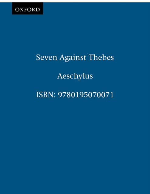 Seven Against Thebes, PDF eBook