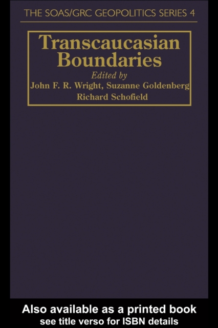 Transcaucasian Boundaries, PDF eBook