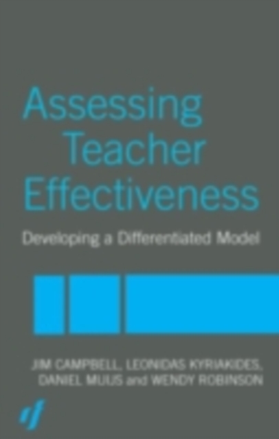 Assessing Teacher Effectiveness : Different models, PDF eBook