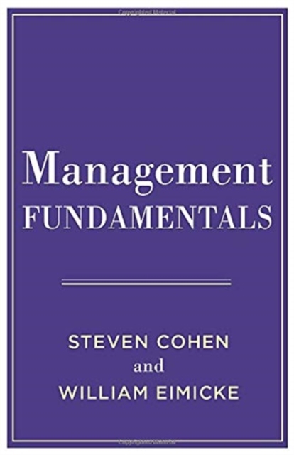 Management Fundamentals, Paperback / softback Book