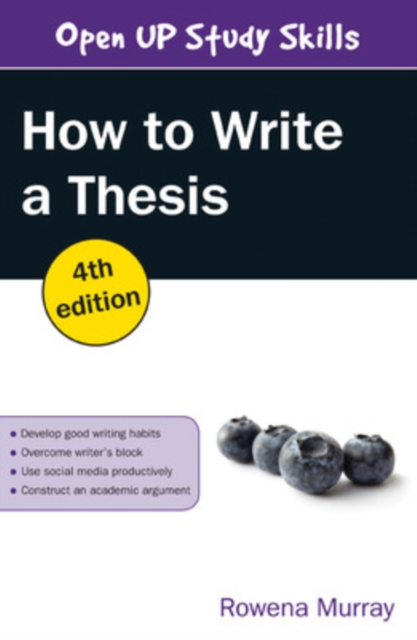 How to Write a Thesis, Paperback / softback Book