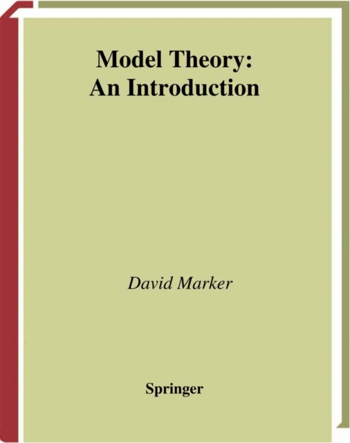 Model Theory : An Introduction, PDF eBook