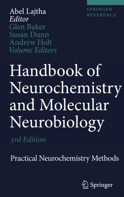 Handbook of Neurochemistry and Molecular Neurobiology : Practical Neurochemistry Methods, Hardback Book