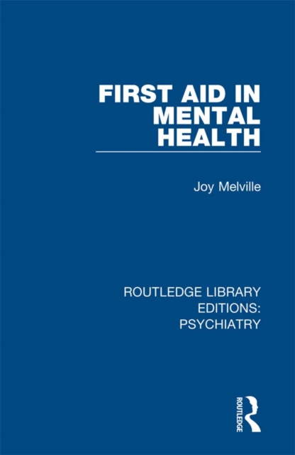 First Aid in Mental Health, PDF eBook