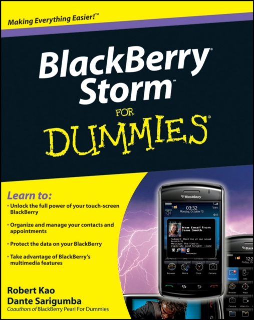 BlackBerry Storm For Dummies, PDF eBook