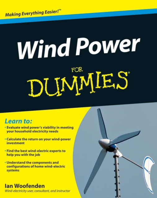 Wind Power For Dummies, Paperback / softback Book