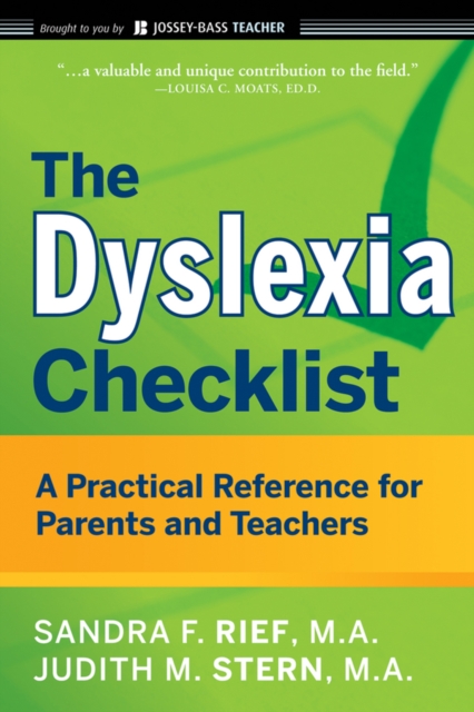 The Dyslexia Checklist : A Practical Reference for Parents and Teachers, PDF eBook