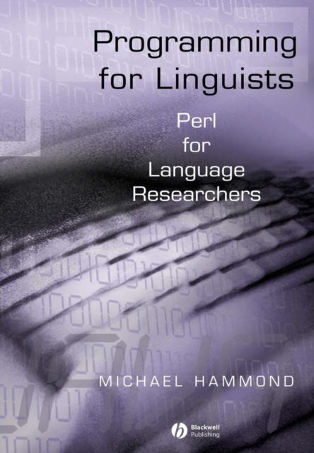 Programming for Linguists : Perl for Language Researchers, PDF eBook