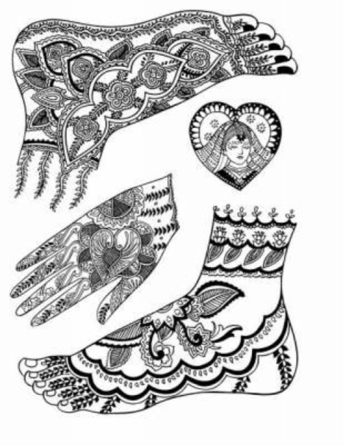 Mehndi Designs : Traditional Henna Body Art, Paperback / softback Book