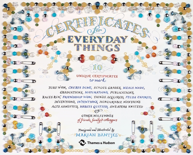 Certificates for Everyday Things, Novelty book Book