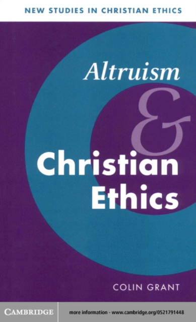 Altruism and Christian Ethics, PDF eBook
