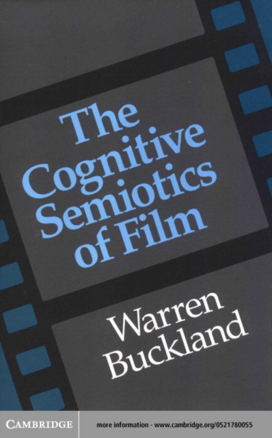 Cognitive Semiotics of Film, PDF eBook