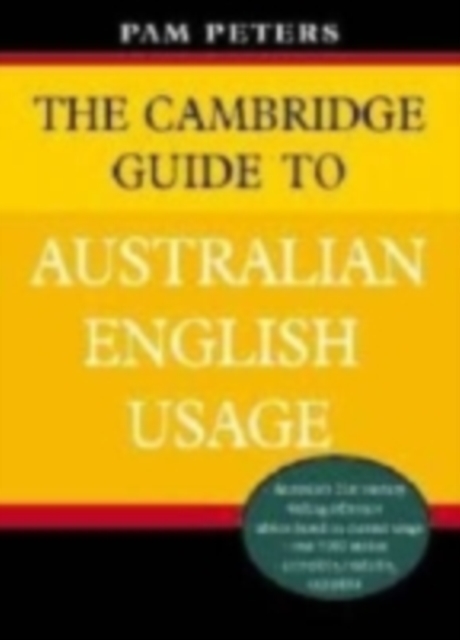 The Cambridge Guide to Australian English Usage, PDF eBook