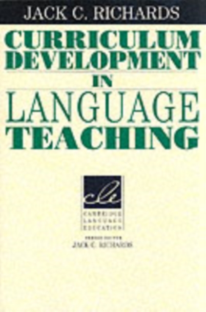 Curriculum Development in Language Teaching, PDF eBook