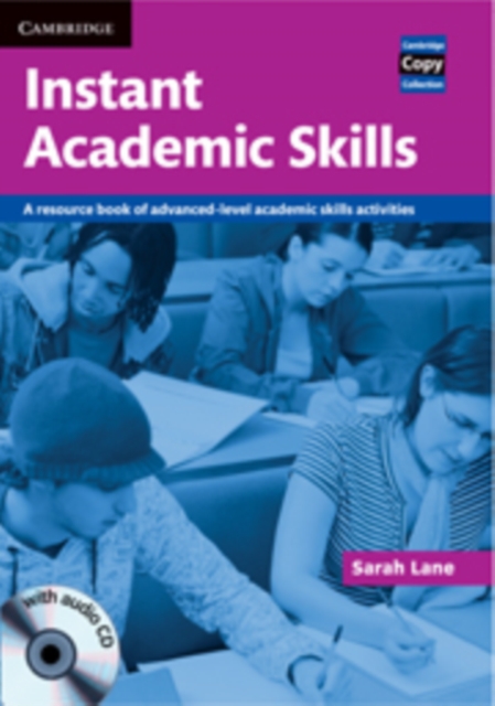 Instant Academic Skills with Audio CD : A Resource Book of Advanced-level Academic Skills Activities, Multiple-component retail product, part(s) enclose Book