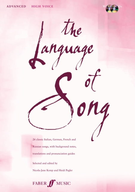 The Language Of Song: Advanced (High Voice), Mixed media product Book