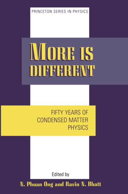 More is Different : Fifty Years of Condensed Matter Physics, PDF eBook