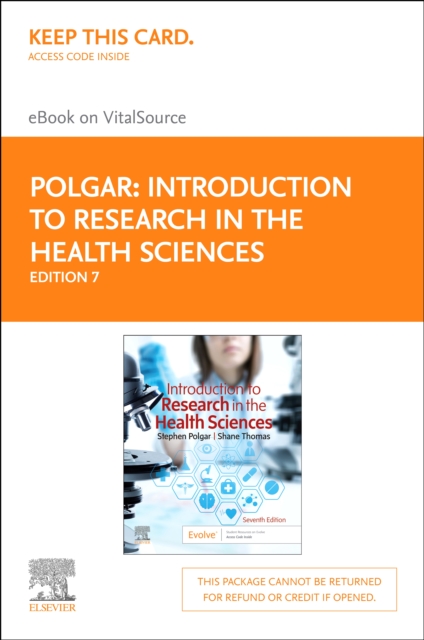 Introduction to Research in the Health Sciences - E-Book : Introduction to Research in the Health Sciences - E-Book, EPUB eBook