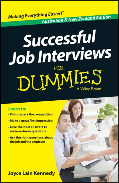 Successful Job Interviews For Dummies - Australia / NZ, EPUB eBook