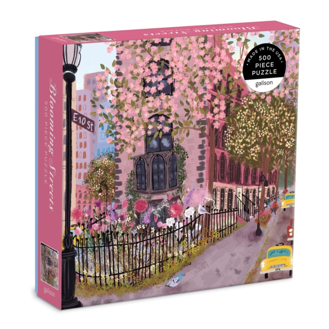 Blooming Streets 500 Piece Puzzle, Jigsaw Book