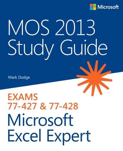MOS 2013 Study Guide for Microsoft Excel Expert, EPUB eBook