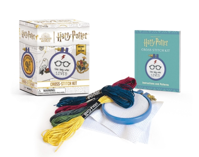 Harry Potter Cross-Stitch Kit, Multiple-component retail product, part(s) enclose Book