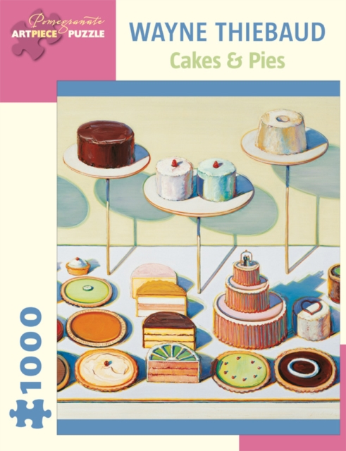 Wayne Thiebaud Cakes & Pies 1000-Piece Jigsaw Puzzle, Other merchandise Book