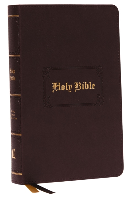 KJV, Personal Size Large Print Reference Bible, Vintage Series, Brown Leathersoft, Red Letter, Thumb Indexed, Comfort Print : Holy Bible, King James Version, Leather / fine binding Book