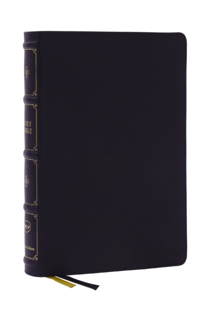 NKJV, Large Print Thinline Reference Bible, Blue Letter, Maclaren Series, Leathersoft, Black, Comfort Print : Holy Bible, New King James Version, Leather / fine binding Book
