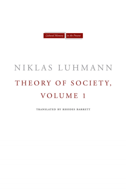 Theory of Society, Volume 1, EPUB eBook
