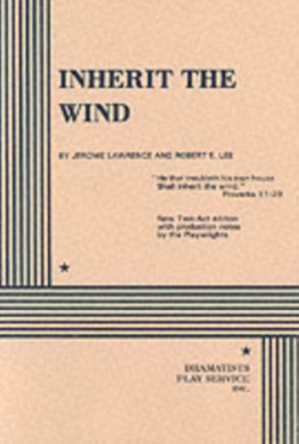 Inherit the Wind, Paperback / softback Book
