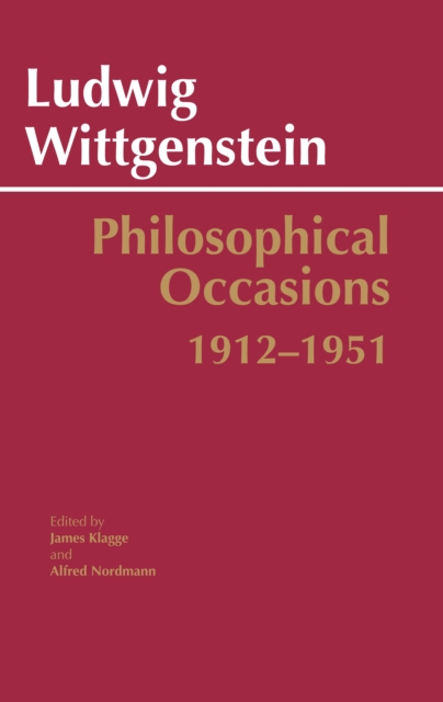 Philosophical Occasions: 1912-1951 : 1912-1951, Paperback / softback Book