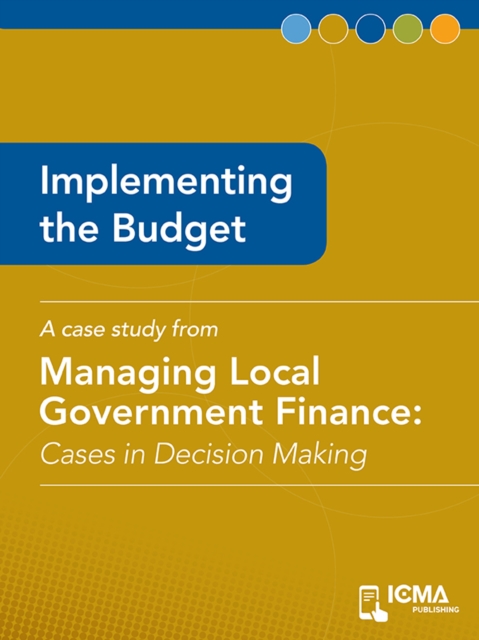 Implementing the Budget : Cases in Decision Making, EPUB eBook