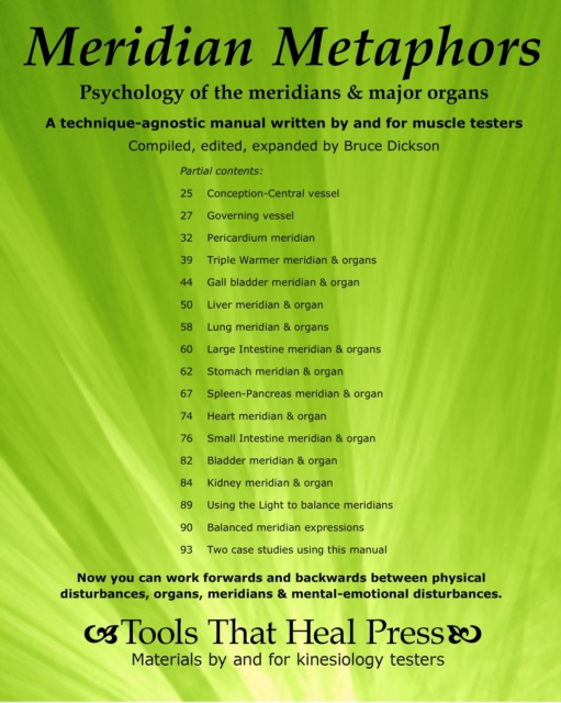Meridian Metaphors Psychology of the Meridians & Major Organs, EPUB eBook