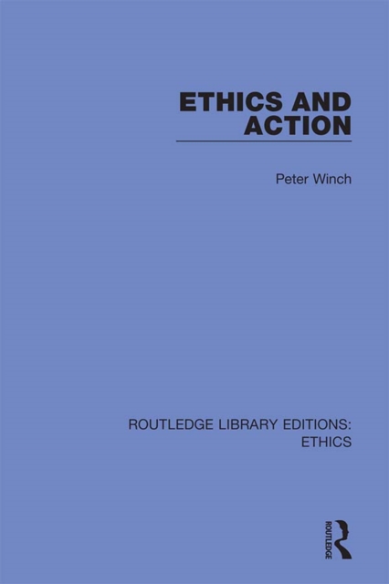 Ethics and Action, PDF eBook