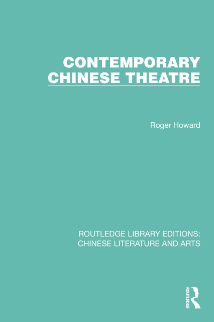 Contemporary Chinese Theatre, EPUB eBook