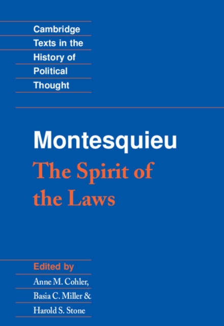 Montesquieu: The Spirit of the Laws, PDF eBook