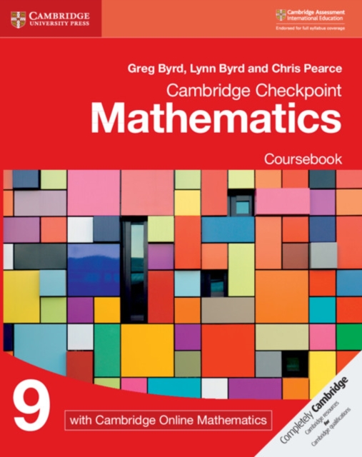 Cambridge Checkpoint Mathematics Coursebook 9 with Cambridge Online Mathematics (1 Year), Multiple-component retail product Book