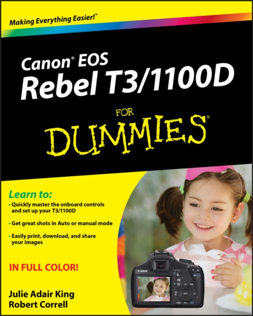 Canon EOS Rebel T3/1100D For Dummies, Paperback / softback Book