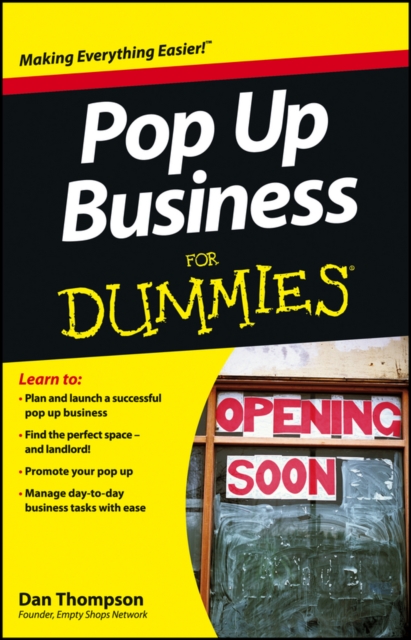 Pop-Up Business For Dummies, PDF eBook
