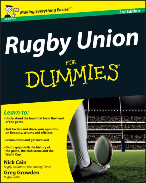 Rugby Union For Dummies, Paperback / softback Book